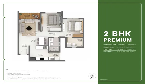 1 BHK Premium